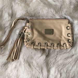 MICHAEL KORS DUSTY ROSE CLUTCH/HANDBAG…RARE!